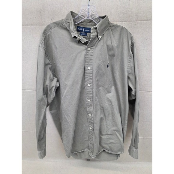 Ralph Lauren Other - Ralph Lauren Blake Shirt Mens M Olive Green Cotton Twill Button Down Long Slv